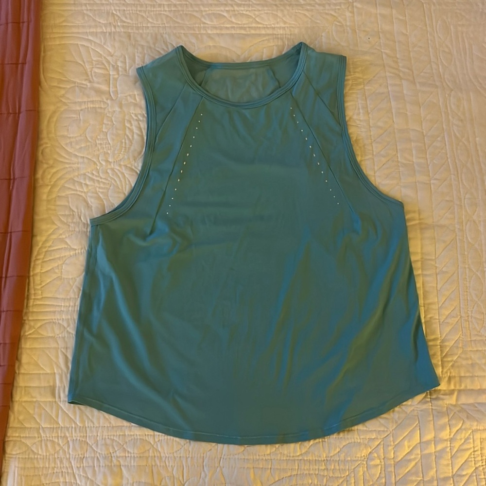 lululemon sculpt cropped tank top